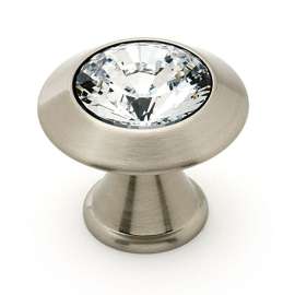 Traditional Knob in Satin Nickel