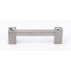Contemporary Crystal C718-35-SN Crystal Pull Modern in Satin Nickel