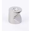 Contemporary Crystal C823-1-PN Crystal Knob Modern 1-in in Polished Nickel