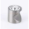 Contemporary Crystal C824-1-SN Crystal Knob Modern 1-in in Satin Nickel