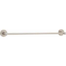 Contemporary I Crystal C8320-24-SN Modern Towel Bar in Satin Nickel