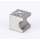 Crystal Knob Modern 3/4-in in Satin Nickel