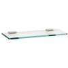 Arch A7550-24-PN 24-in Glass Shelf with Brackets Modern in Polished Nickel