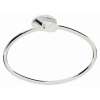 Modern Towel Ring 7-7/8-in in Polished Chrome