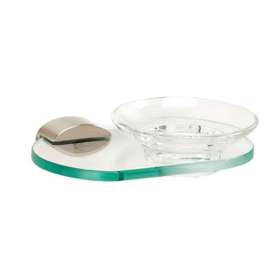 Contemporary III A7630-SN Modern Soap Dish 6-3/4-in in Satin Nickel