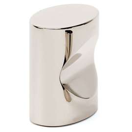 Knob Modern 1-1/8-in in Polished Nickel