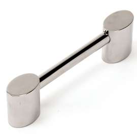 Contemporary III A250-3-PN Modern Pull in Polished Nickel