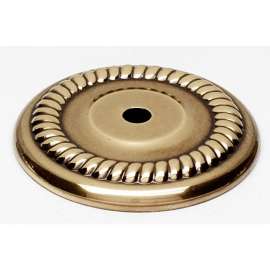 Backplate Traditional 1-1/2-in in Polished Antique