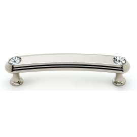 Crystal C211-35-PN Pull Traditional in Polished Nickel