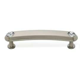 Crystal C211-35-SN Pull Traditional in Satin Nickel