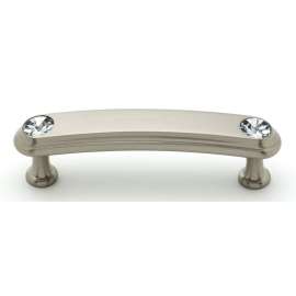 Crystal C211-3-SN Pull Traditional in Satin Nickel