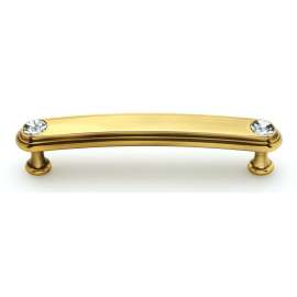 Crystal C211-4-PA Pull Traditional in Polished Antique
