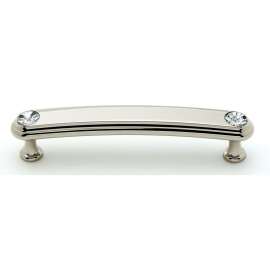 Crystal C211-4-PN Pull Traditional in Polished Nickel