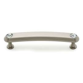 Crystal C211-4-SN Pull Traditional in Satin Nickel