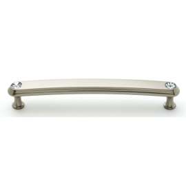 Crystal C211-6-SN Pull Traditional in Satin Nickel