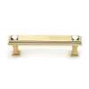 Crystal C213-35-PB Pull Traditional in Polished Brass