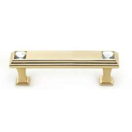 Crystal C213-3-GLD Pull Traditional in Gold