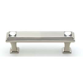 Crystal C213-3-PN Pull Traditional in Polished Nickel