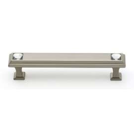 Crystal C213-4-SN Pull Traditional in Satin Nickel
