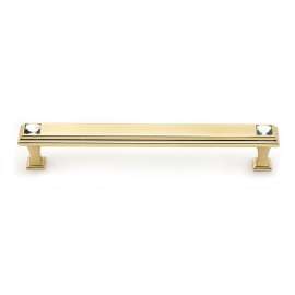 Crystal C213-6-PB Pull Traditional in Polished Brass