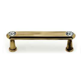 Crystal C214-35-PA Pull Traditional in Polished Antique