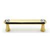 Crystal C214-35-PB Pull Traditional in Polished Brass
