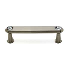 Crystal C214-35-SN Pull Traditional in Satin Nickel