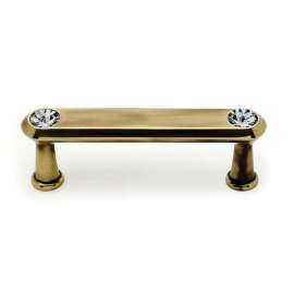 Crystal C214-3-PA Pull Traditional in Polished Antique