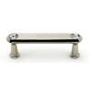 Crystal C214-3-PN Pull Traditional in Polished Nickel