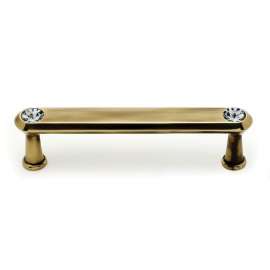 Crystal C214-4-PA Pull Traditional in Polished Antique