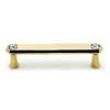 Crystal C214-4-PB Pull Traditional in Polished Brass