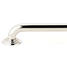 Grab Bar Brackets Traditional 3-in in Polished Nickel