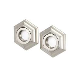 Nicole A7724-SN Grab Bar Brackets Traditional 3-in in Satin Nickel