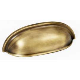 A1262-AEM Cup Pull Modern in Antique English Matte