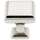 Manhattan A310-1-PN Knob Modern 1-in in Polished Nickel