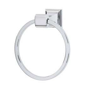 Modern Towel Ring 6-1/8-in in Polished Chrome