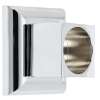 Modern Shower Rod Brackets 2-3/8-in in Polished Chrome