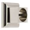 Modern Shower Rod Brackets 2-3/8-in in Polished Nickel