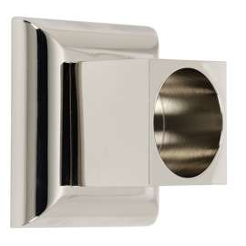 Modern Shower Rod Brackets 2-3/8-in in Polished Nickel