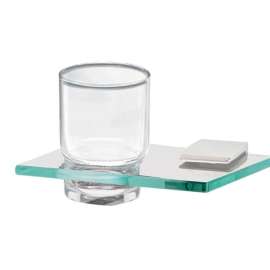 Manhattan A7470-PC Modern Tumbler Holder 6-3/4-in in Polished Chrome