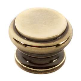Knob Traditional 1/2-in in Polished Antique