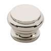 Knob Traditional 1/2-in in Polished Nickel