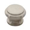 Knob Traditional 1/2-in in Satin Nickel
