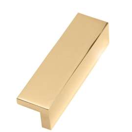 A960-3-PB Tab Pull Modern in Polished Brass