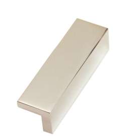 A960-3-PN Tab Pull Modern Polished Nickel in Polished Nickel