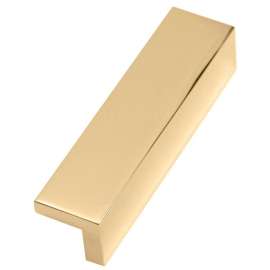 A960-4-PB Tab Pull Modern in Polished Brass