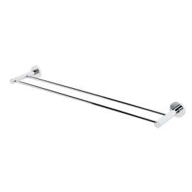 Contemporary I A8325-24-PC Double Towel Bar Modern in Polished Chrome