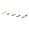 Contemporary I A8325-24-PN Double Towel Bar Modern in Polished Nickel