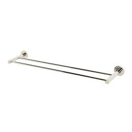 Contemporary I A8325-24-PN Double Towel Bar Modern in Polished Nickel