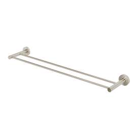 Contemporary I A8325-24-SN Double Towel Bar Modern in Satin Nickel